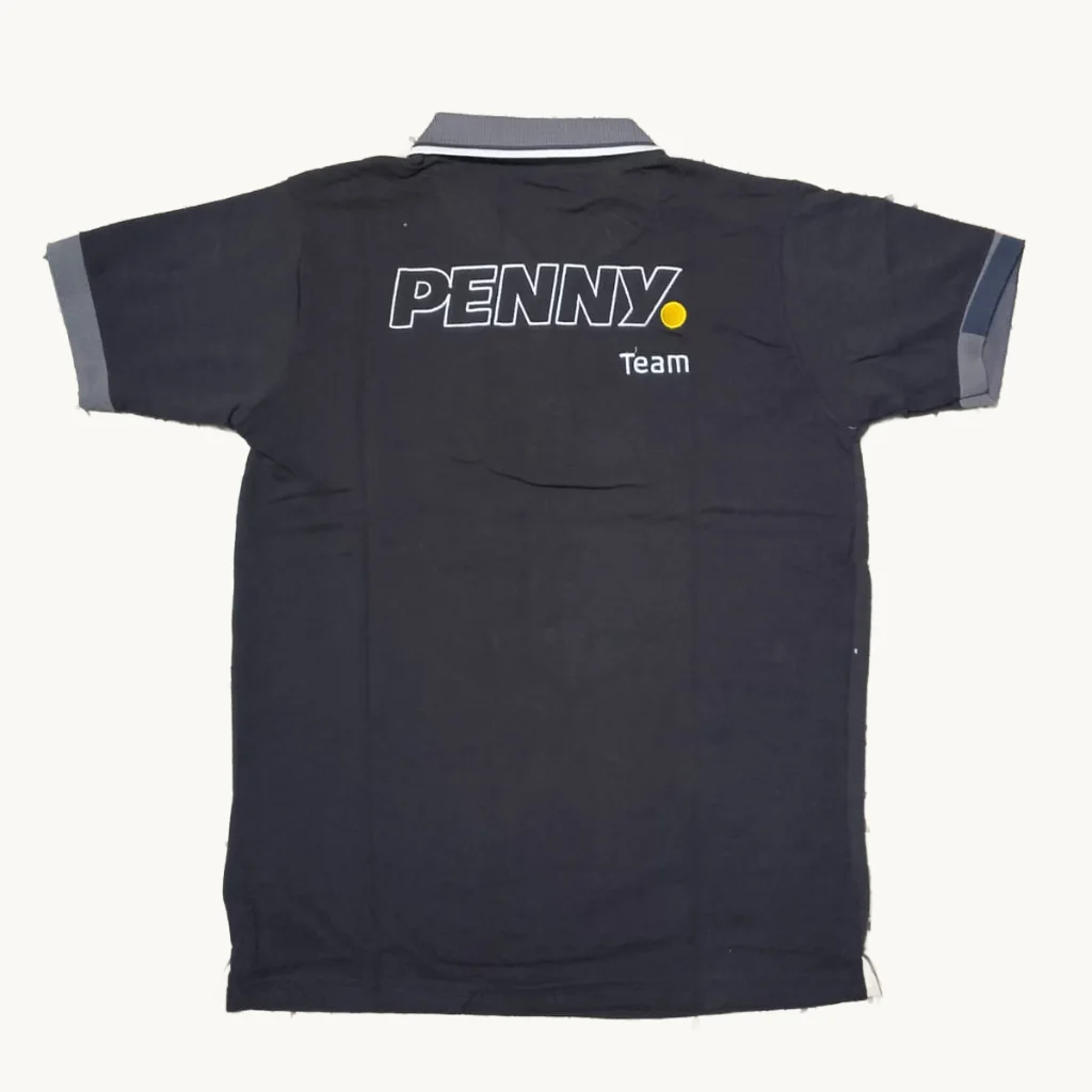 Men’s Solid Black Polo Shirt – Premium Cotton Casual Wear-AB-1